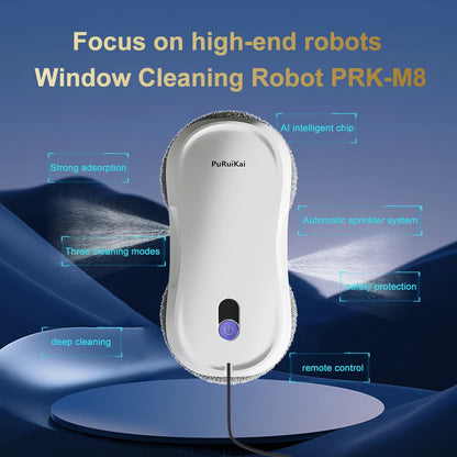 Robot lave-vitre Vitralis M8 fonctionnalités